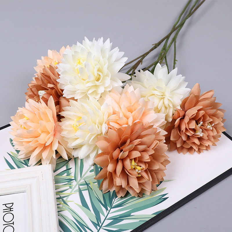 曦晨】仿真婚慶裝飾花婚禮路引假花千層蓮背景打底絹花吊頂人造花擺件 