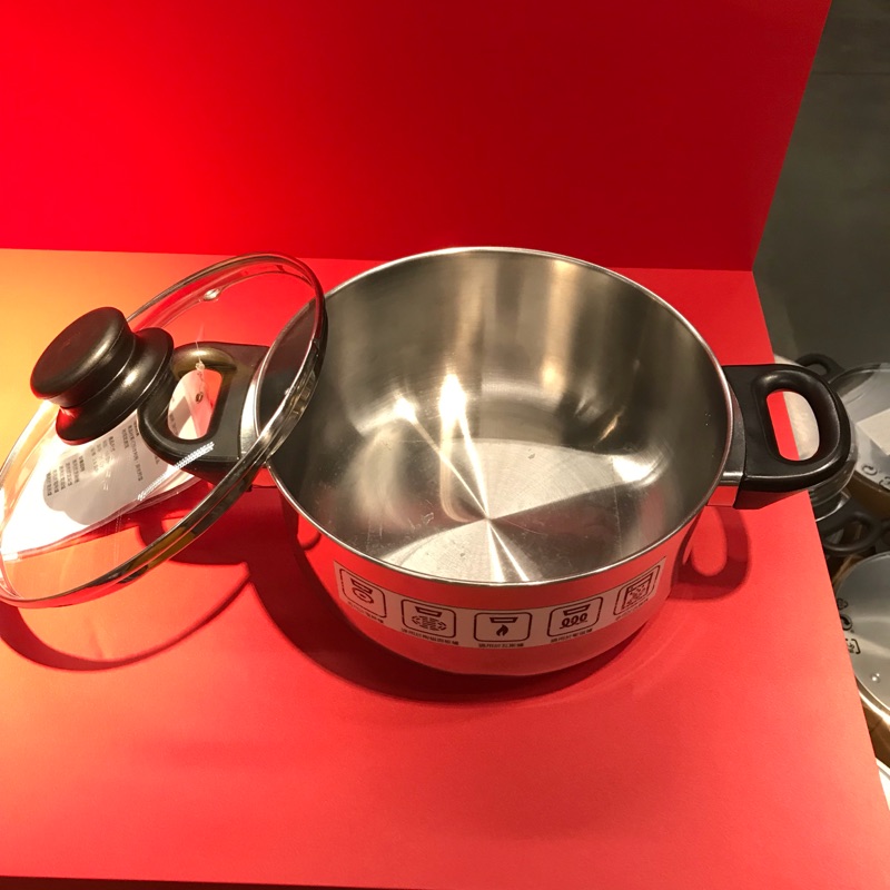 《蝦皮代開電子發票》超級IKEA代購熱賣商品-2.8公升不鏽鋼湯鍋--雙耳湯鍋/料理鍋/單人鍋/部隊鍋/調理鍋/燉滷鍋