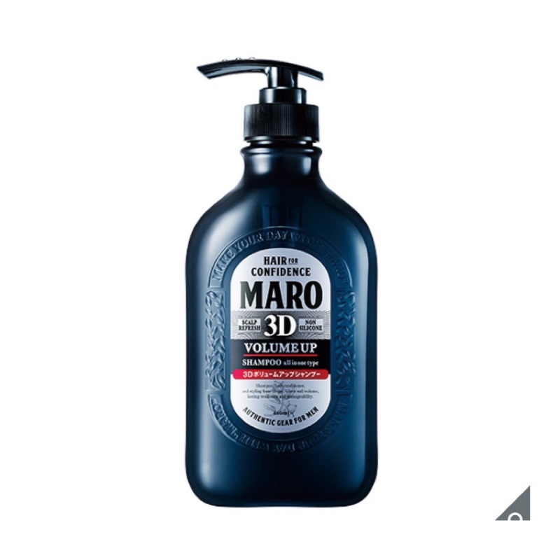 Maro 起立 3D 豐盈洗髮精 460 毫升 2 入