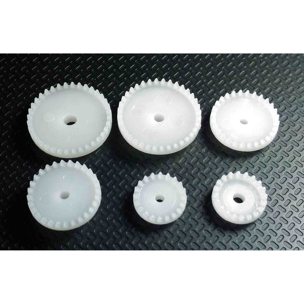 0884 6種冠齒 齒輪包 科展 塑膠齒輪 DIY 科學玩具 實驗器材 減速齒輪 單層齒 雙層齒 0.5模數 冠齒 6種