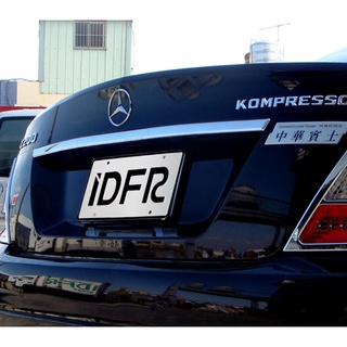 IDFR-ODE 汽車精品 BENZ 賓士 C W204 C-CLASS 鍍鉻後箱飾條
