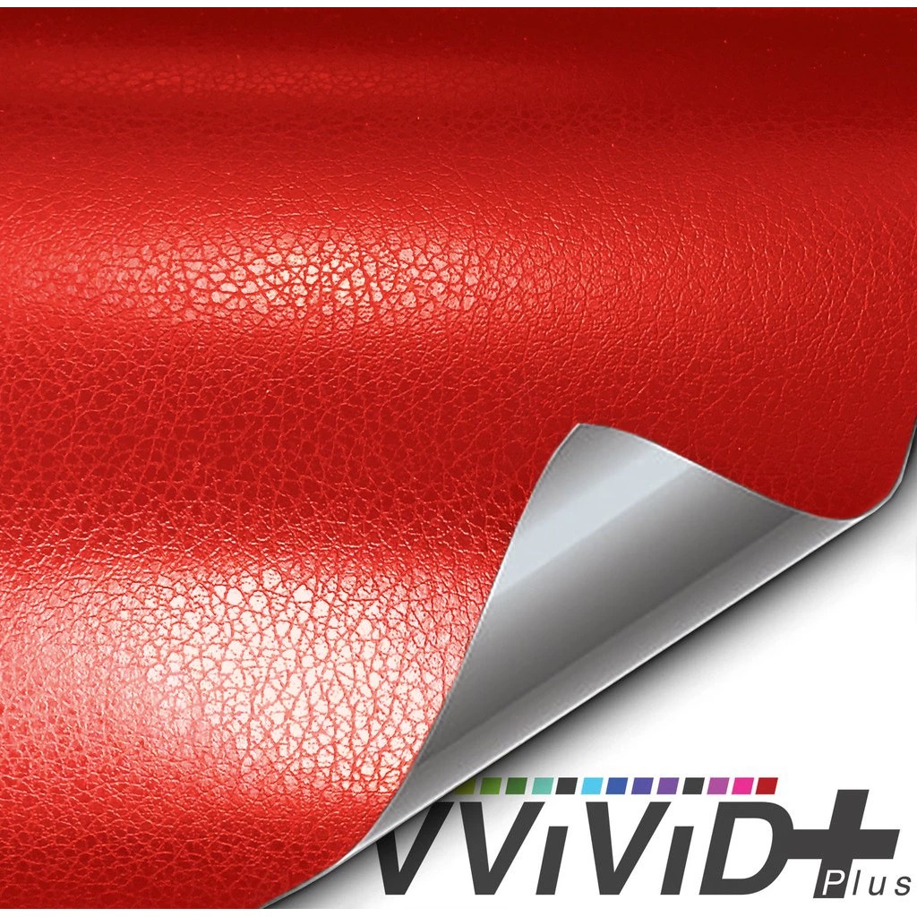 現貨 VVIVID 加拿大 皮革紋 紅 鑄造膜 改色膜 貼膜 包膜 膜料 汽車貼膜 汽車包膜 包膜材料 車身貼膜