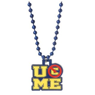 ☆阿Su倉庫☆WWE摔角 John Cena 10 Years Strong Pendant 江西南十年有成海軍藍項鍊