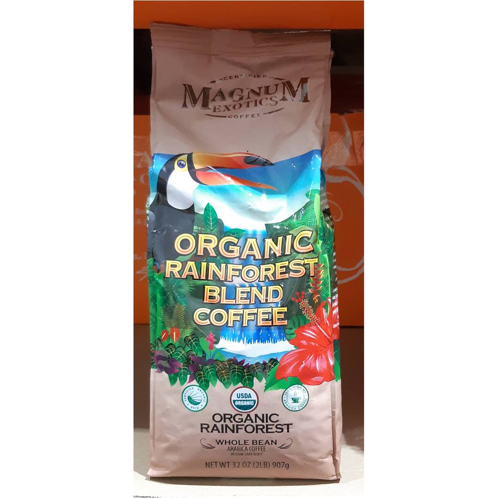 COSTCO好市多代購~熱帶雨林有機咖啡豆 2磅 / 907公克 #676047