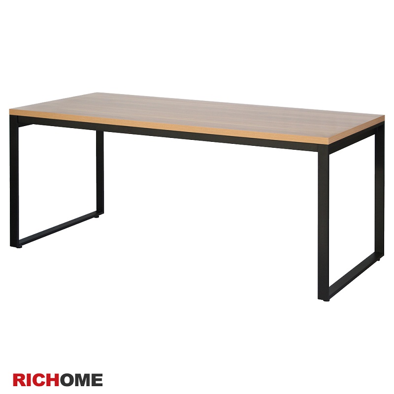 RICHOME  DE263  杜克辦公桌(180X80CM)(可調式腳墊)  電腦桌  辦公桌 會議桌 工作桌 餐桌