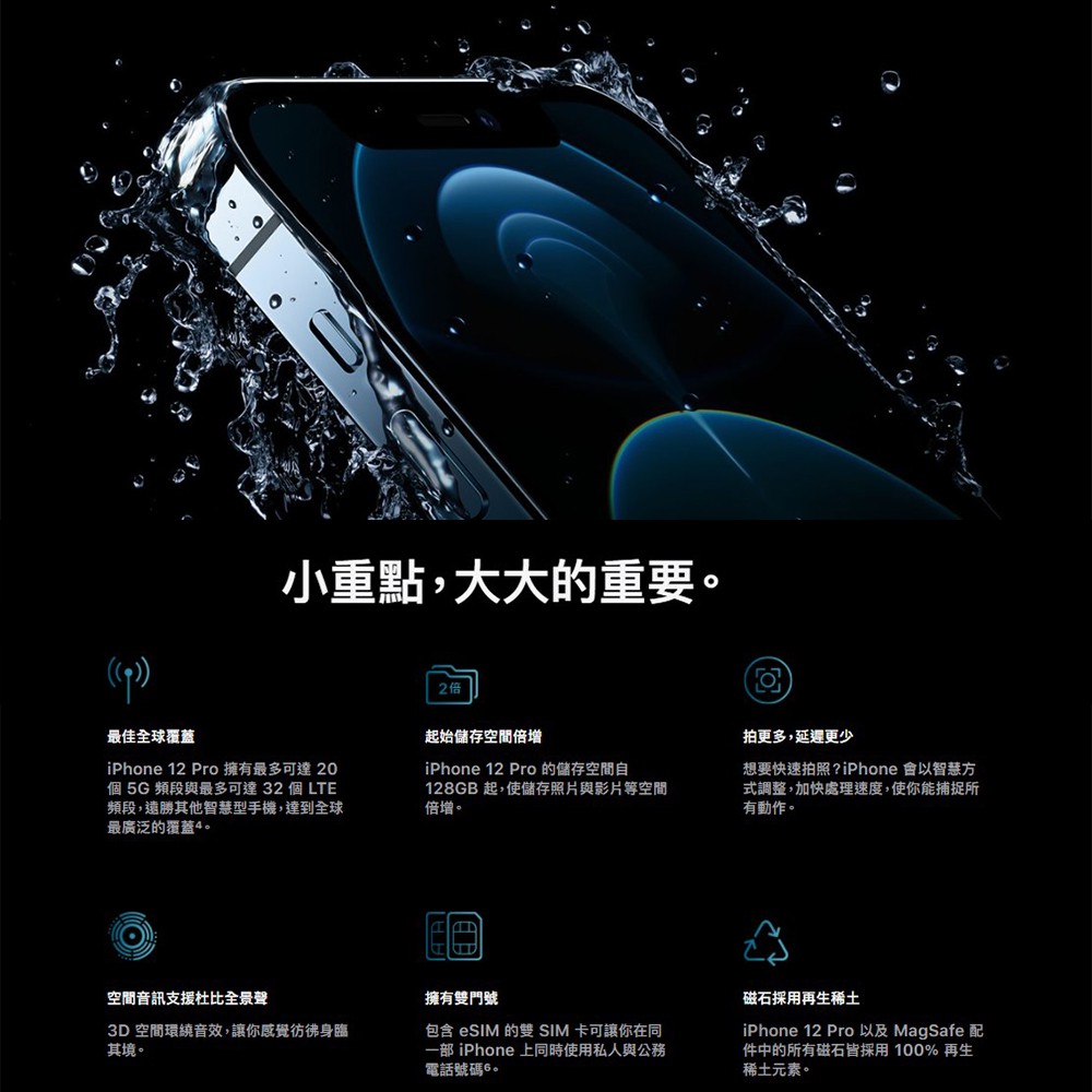 Apple Apple Iphone 12 Pro Max 256gb 台灣公司貨全新機贈高硬度防刮滿版玻璃貼 蝦皮購物