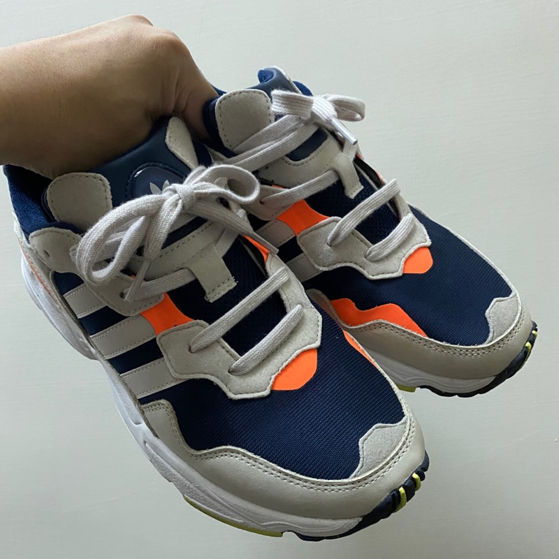 Adidas Originals Yung-96 F35017 老爹鞋灰橘 鹿含 台灣公司貨男鞋 27cm 街拍幾次