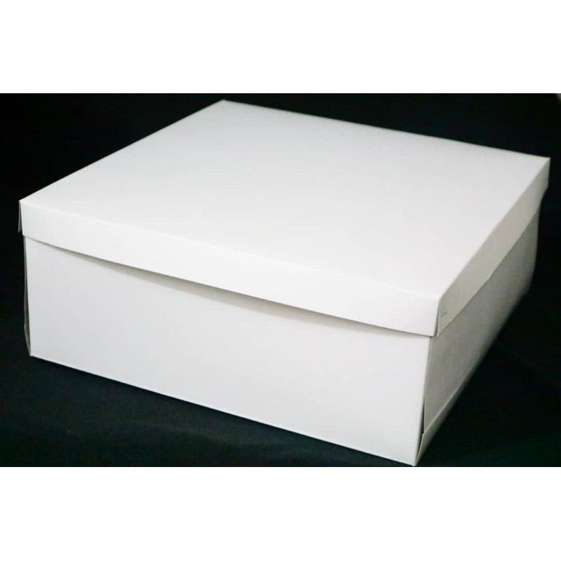 Putih純白盒蓋蛋糕盒飯盒食品盒紙盒獨立蓋
