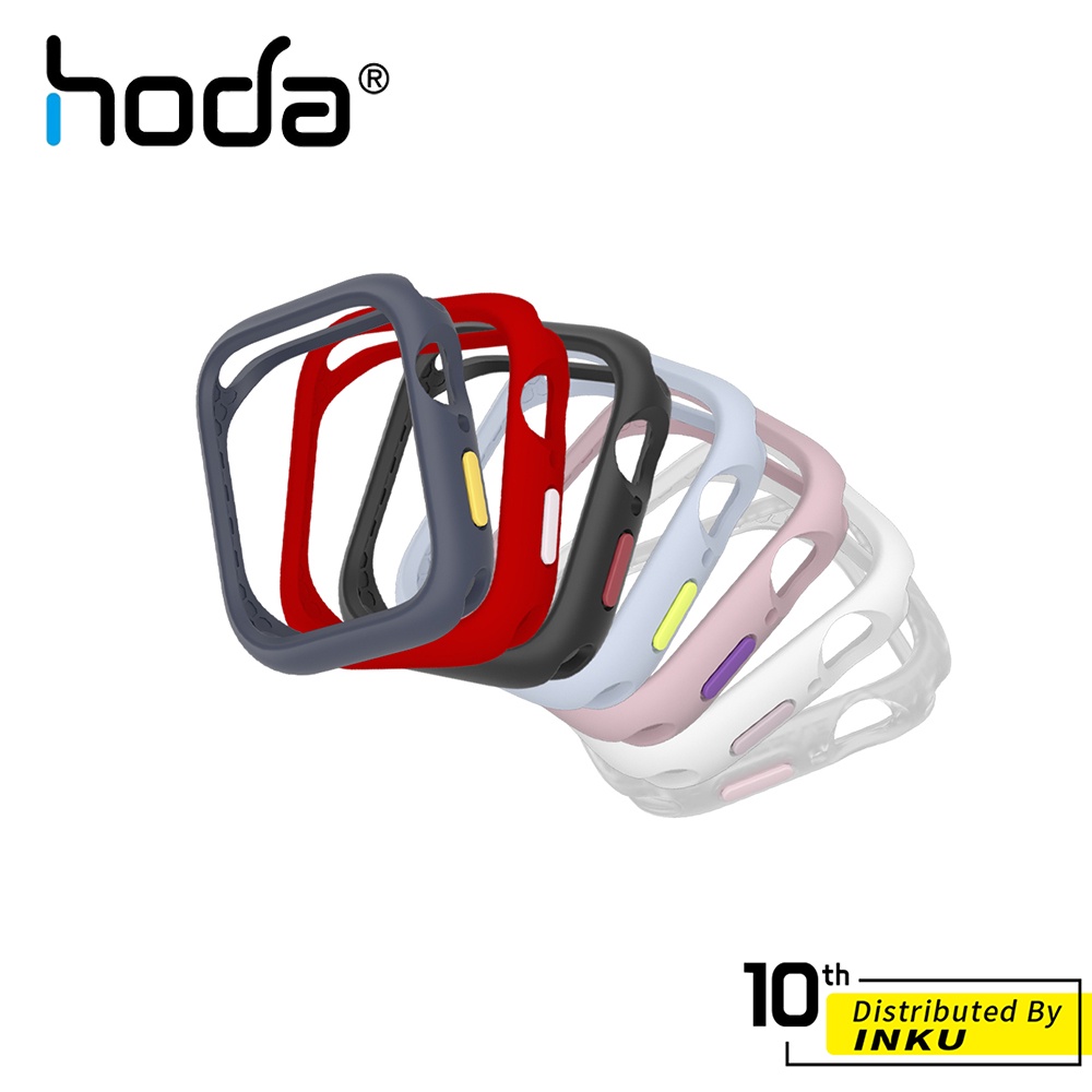 hoda Apple Watch Series 4/5/6/7/8/SE 40/41/45mm 柔石防摔保護殼