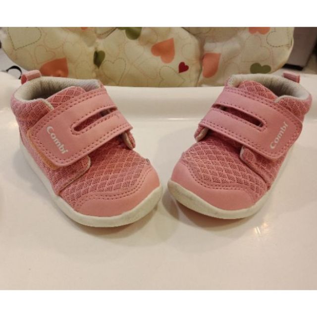 正版 Combi 學步鞋 機能鞋 粉色13.5