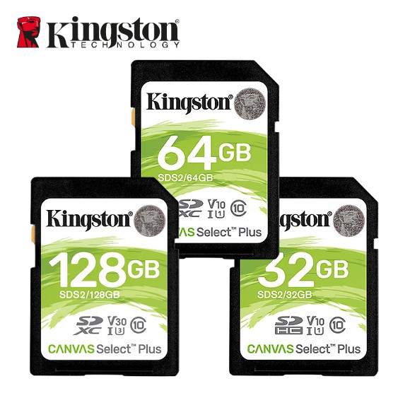[原廠公司貨] Kingston 金士頓 Canvas Select Plus (32/64/128GB) 相機記憶卡