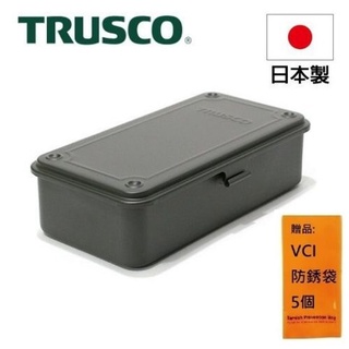 【Trusco】上掀式收納盒-限量色（大）-迷霧軍裝綠 T-190MOD 全金屬汽車烤漆
