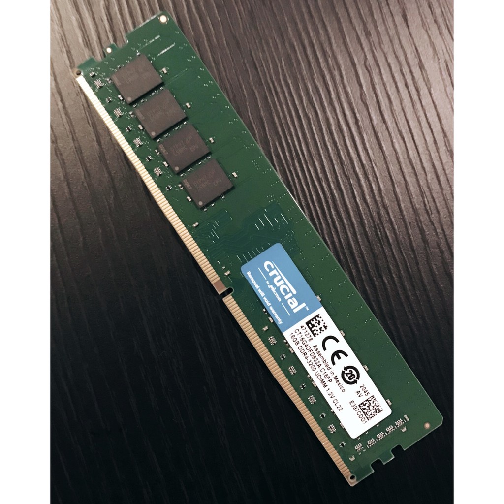 Micron 美光 Crucial DDR4-3200 16GB桌上型記憶體