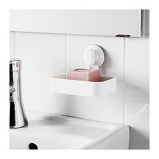 IKEA---附吸盤香皂盤 可拆開清洗 利用牆面巧用空間