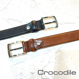 【寧寧精品】臺中30年皮件店 義大利牛皮保證可用十年 Crocodile 鱷魚 真皮皮帶 0617-1 皮帶區