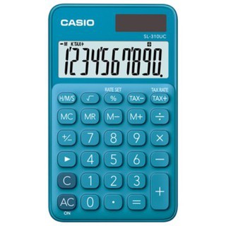 【天龜】 CASIO 時尚甜美 俏藍莓馬卡龍計算機 10位數 利潤率計算 稅金計算 SL-310UC BU