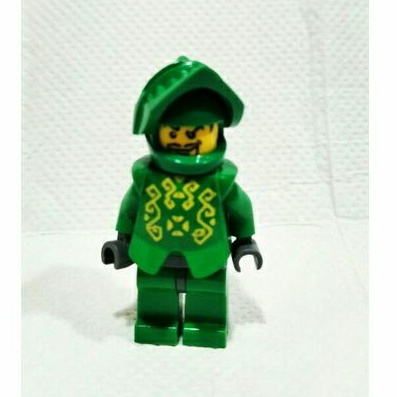 全新樂高城堡系列 綠色盔甲人偶