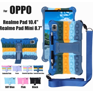 適用於 OPPO Realme Pad Mini 8.7 英寸 2022 兒童矽膠保護套的軟泡保護套適用於 Realme