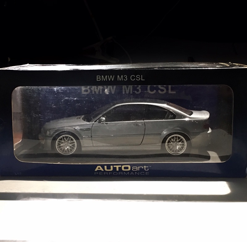 1 18 Autoart E46 M3 Csl 瑕疵 蝦皮購物