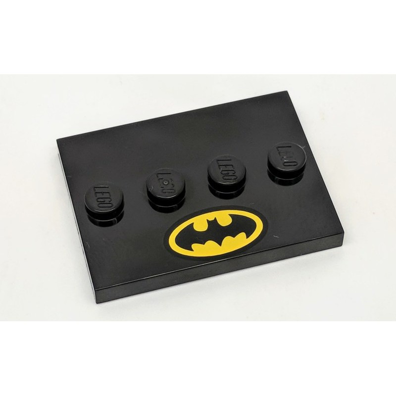 公主樂糕殿 LEGO 71020 樂高蝙蝠俠玩電影 人偶包2 印刷 蝙蝠俠底板 3x4 黑 *25-02 M022