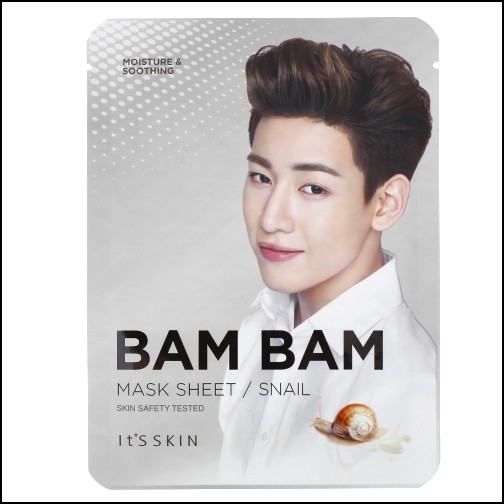 GOT7 韓國進口 IT'S SKIN 官方正品 GOT 7 BAM BAM SNAIL MASK 蝸牛面膜 (單片價)