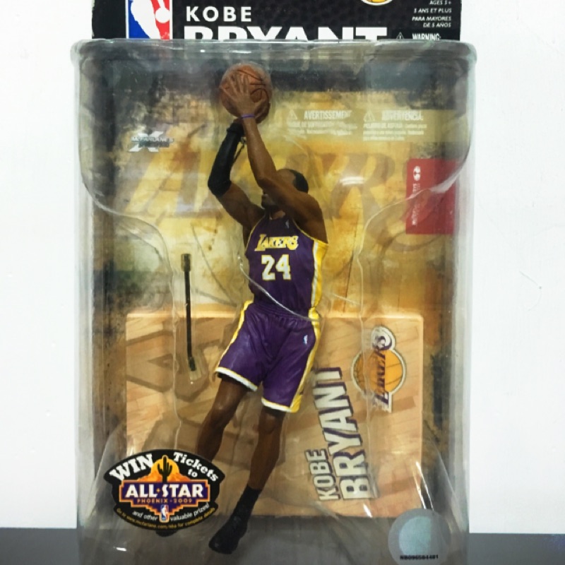 McFarlane NBA系列 15代 Kobe Bryant 稀有客場紫衣版 後仰跳投 洛山磯湖人隊 老大 黑曼巴