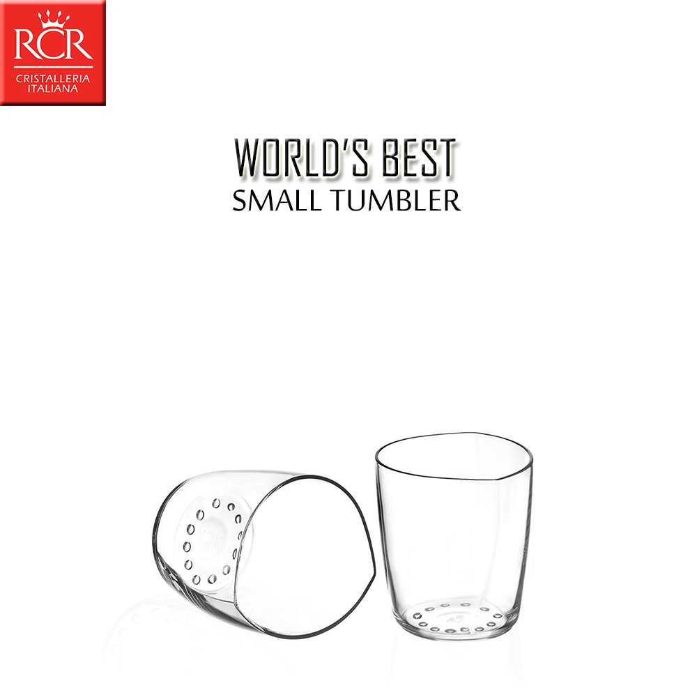 【義大利RCR】 WORLD’S BEST 2入組 烈酒杯 170mL 甜點杯 水杯 無鉛水晶玻璃杯