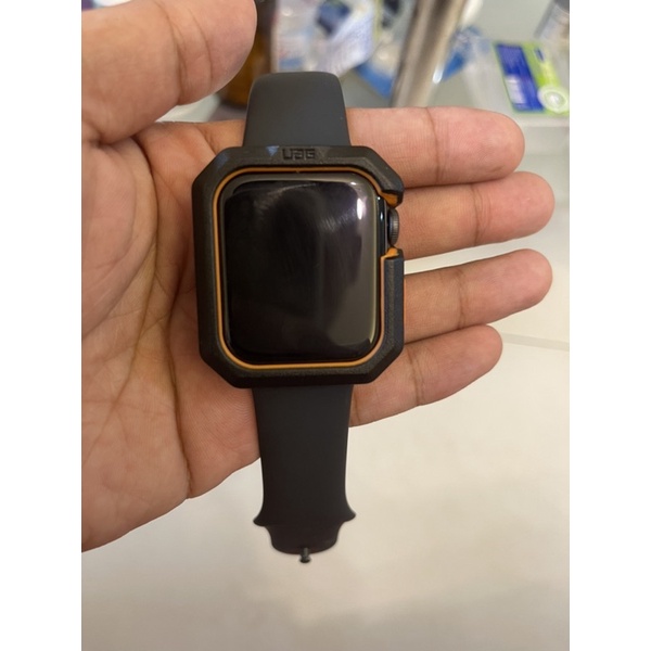 Apple Watch6【S6】44公釐 GPS 鋁金屬/原廠黑矽膠錶帶