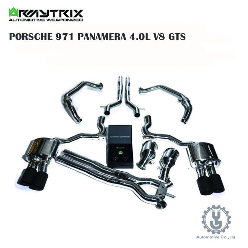 【YGAUTO】Armytrix PORSCHE 971 PANAMERA 4.0L V8 GTS 排氣系統 正品空運