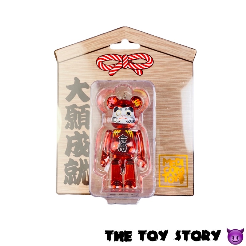 THE TOY STORY 壞潮玩具😈 Be@rbrick 100% 大願成就🇯🇵 日本電鍍達摩 晴空塔限定 庫柏力克熊