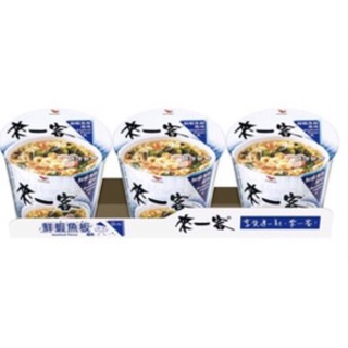 統一來一客杯麵鮮蝦魚板風味63gx3入/牛肉蔬菜風味/京燉肉骨/韓式泡菜