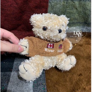熊娃娃 6吋 玩偶 柔軟 絨毛 療癒 泰迪熊 熊麻吉 娃娃 熊玩偶 交換禮物 送禮 熊仔娃娃 可愛 🌸A
