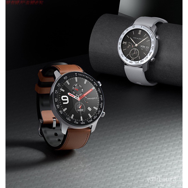 適配華米Amazfit GTR手錶鋼化膜金屬保護殼套錶盤刻度鋼圈47mm lwNB