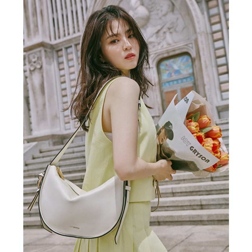 Hi Korea韓國代購 Joy Gryson韓劇無法抗拒的他韓韶禧 韓素希著用款半月包文佳煐肩背包斜背包 蝦皮購物