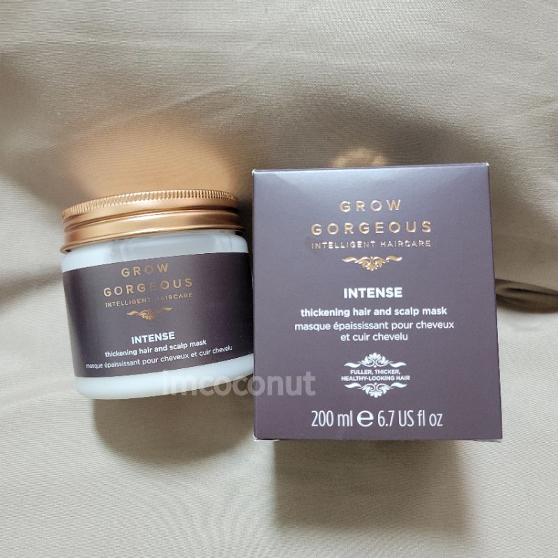 現貨✔ Grow Gorgeous 護髮膜 強韌豐盈養髮頭皮髮膜 200ml 密集養護髮膜 200ml
