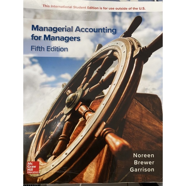 managerial accounting for managers