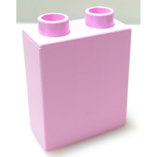 【得寶Duplo】粉紅色 1x2 高磚 基本磚 大顆粒 積木 [樂高玩家★正版LEGO]