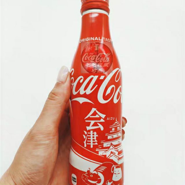 可口可樂日本城市瓶會津全新原水原蓋