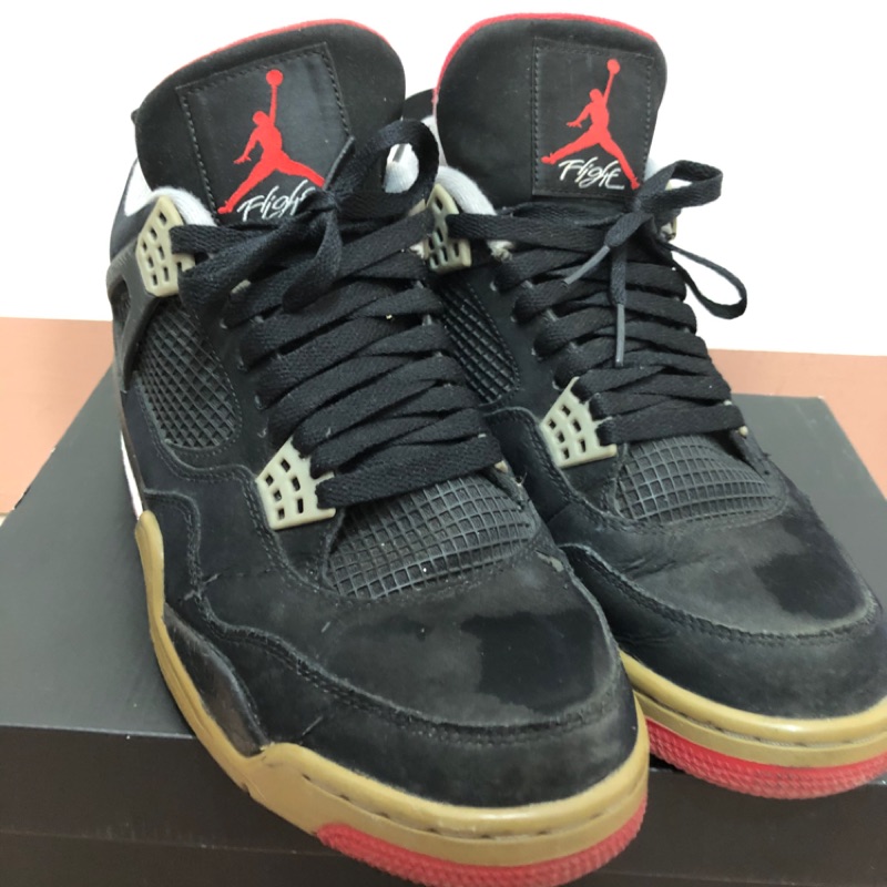 降價出清Air Jordan 4 Retro 黑紅 (us10)