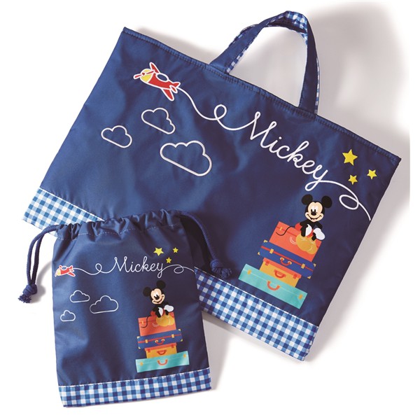JAL 日航 米奇 Mickey 兒童 束口袋 手提袋 飛機 日本代購