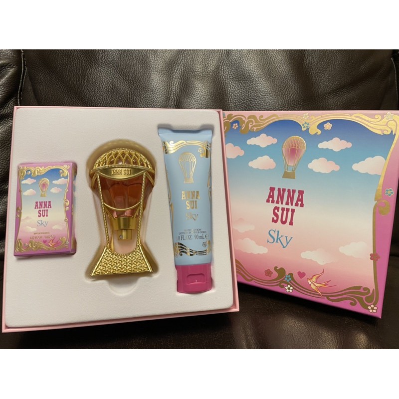 法意公司貨 ANNA SUI 安娜蘇 綺幻飛行女性淡香水50ML 禮盒+小香水5ML+身體乳30ML