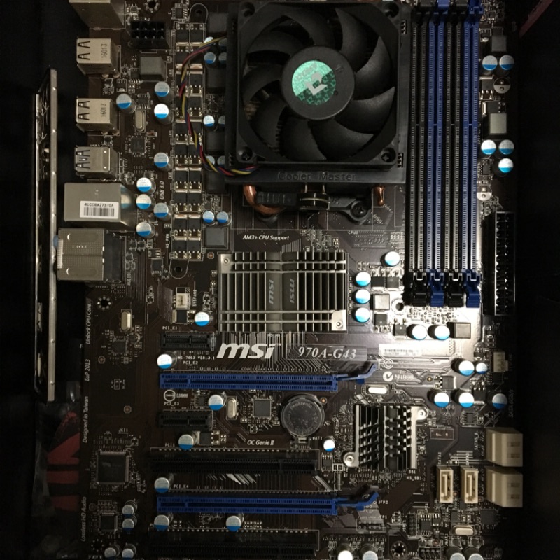 MSI 微星 970A-G43 FX-4100 升級便宜賣 可議