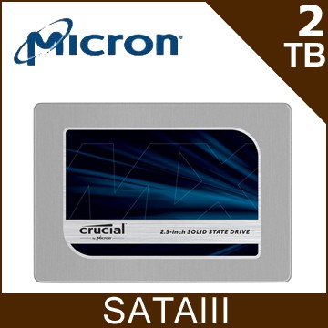 Micron  Crucial 美光 MX500 2TB SATAⅢ 固態硬碟