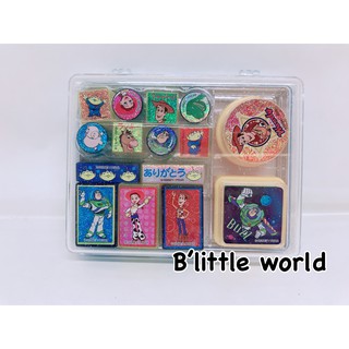*B Little World * [現貨] 東京迪士尼園區限定/玩具總動員印章組/ 東京連線/代買代購