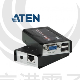 京港電子⚡ATEN CE100 USB VGA Cat 5迷你型KVM延長器 100公尺