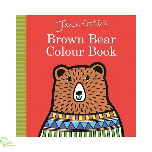 Jane Fosters Brown Bear Colour Book珍佛斯特的布朗熊色彩書(精裝)