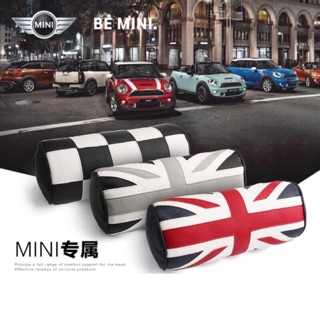 Mini汽車頭枕 護頸英國國旗 頭枕 座椅 四季通用