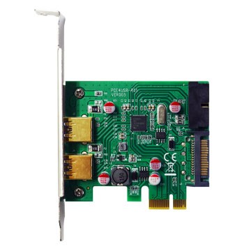 【含稅】伽利略 PCI-E USB3.0 4 Port擴充卡 (外2內19pin NEC晶片）(PEN219)
