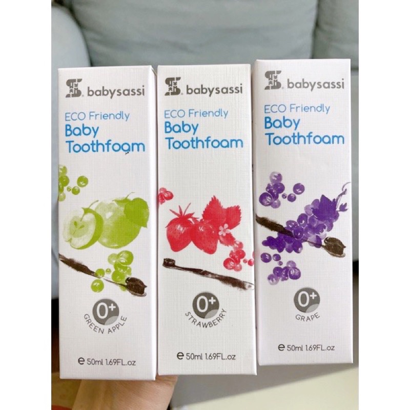 台灣製現貨 babysassi 兒童專用護齒泡沫牙膏 誰是寶貝