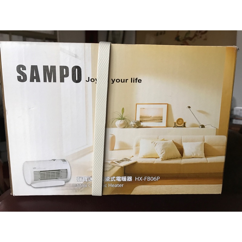 聲寶 sampo 迷你陶瓷式電暖器 hx-fb06p